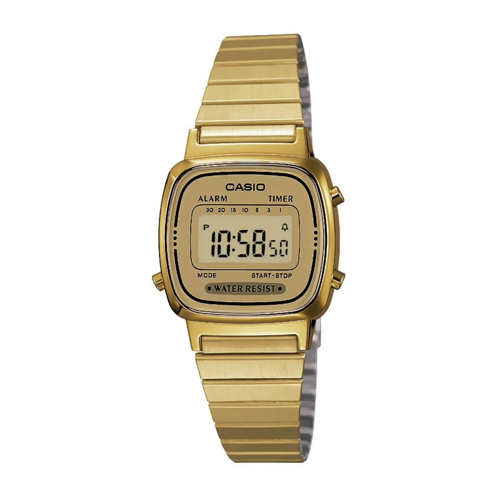 Casio MDV106, reloj analógico unisex resistente al agua, caja de acero inoxidable y correa de resina, incluye batería de 3 años
