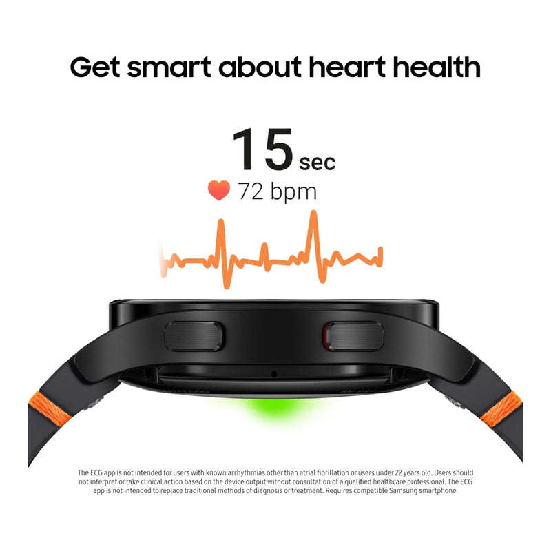 SAMSUNG Galaxy Watch FE - Reloj Inteligente Bluetooth AI de 4 cm con Seguimiento de Fitness Sensor BIA HR Personalizado Cardíaco Sueño 2024