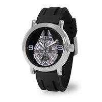 Reloj de cuarzo analógico Star Wars para adultos, diseño vintage con carcasa de acero inoxidable y resistencia al agua