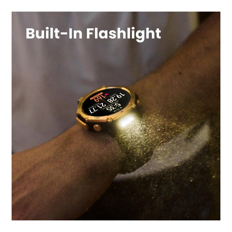 Amazfit T-Rex 3 Pro - Reloj inteligente ultra resistente con pantalla de zafiro, GPS preciso y batería de 25 días