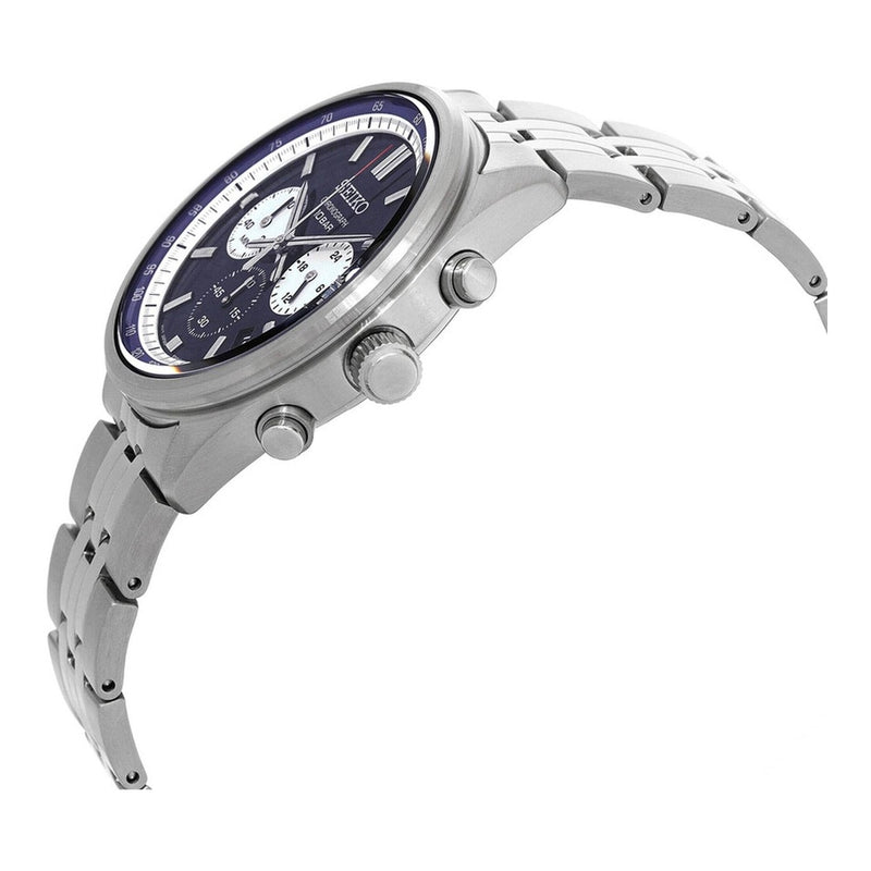 Seiko Chronograph Quartz Blue Dial Watch SSB427 41.5mm