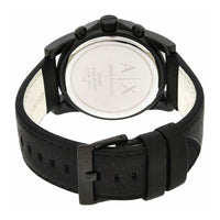 Reloj cronógrafo para hombre AX Armani Exchange, correa de cuero, acero inoxidable o silicona, moderno y resistente