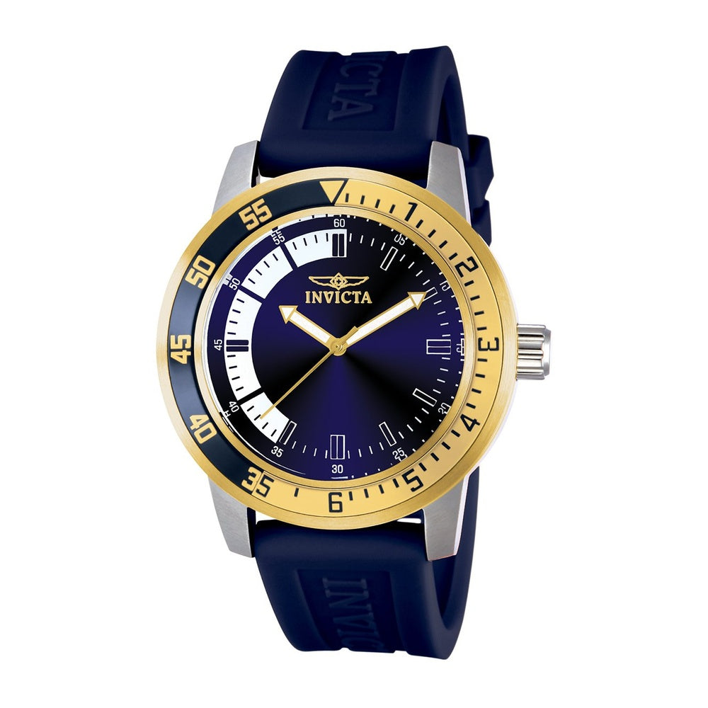Reloj especial de acero inoxidable Invicta 12847 con banda azul para hombre