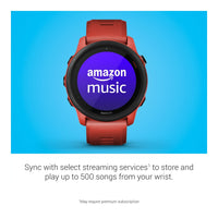 Garmin Forerunner 745, reloj GPS para entrenamiento, funciones inteligentes avanzadas, color rojo
