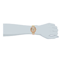 Anne Klein Reloj de Pulsera con Esfera de Diamantes y Brazalete de Metal Dorado