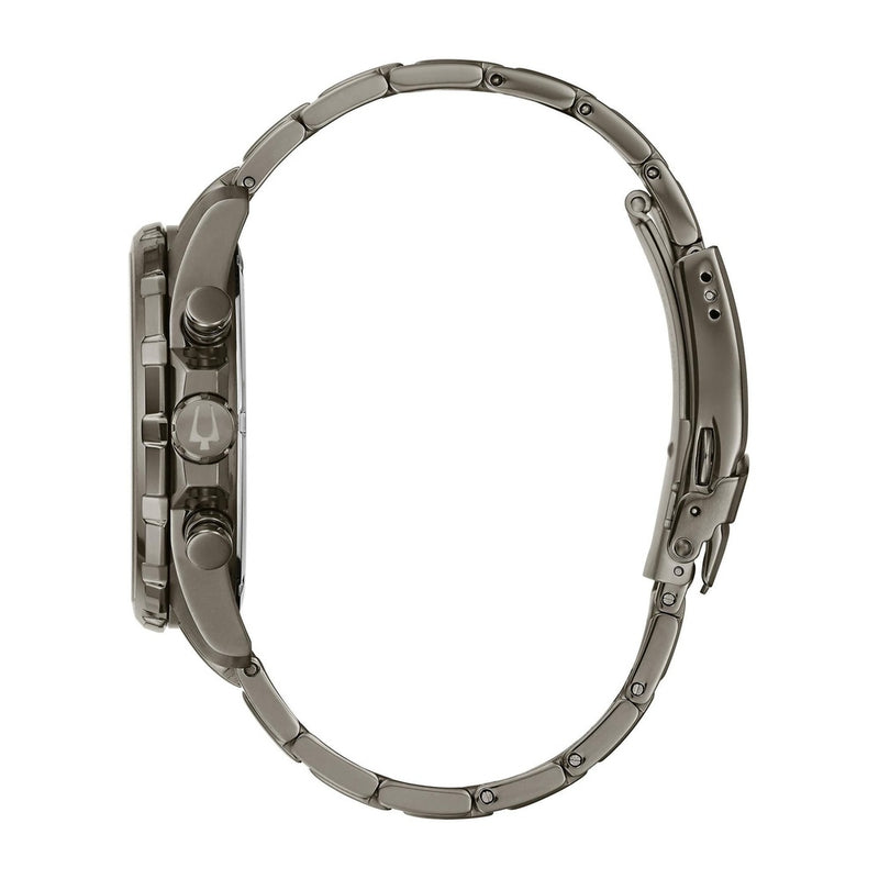 Reloj cronógrafo para hombre Bulova Marine Star, diseño elegante con 6 manecillas y acero inoxidable gris