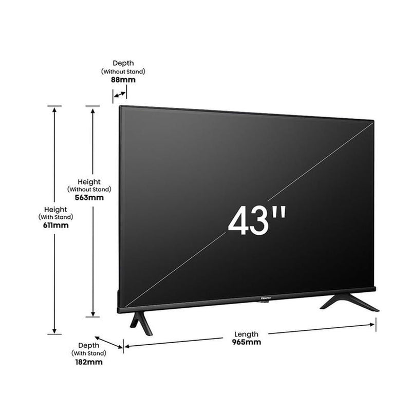 TELEVISOR HISENSE 43 FHD SMART TV 43a4k