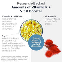 Designs for Health BRF 45 - Vitamin K1 + Vitamin K2 as MK-4 to Promote Bone Strength, Healthy Aging + Arterial Health - 2 Forms of Vitamin K + GG to Aid Vitamin K2 MK4 Production (60 Softgels)