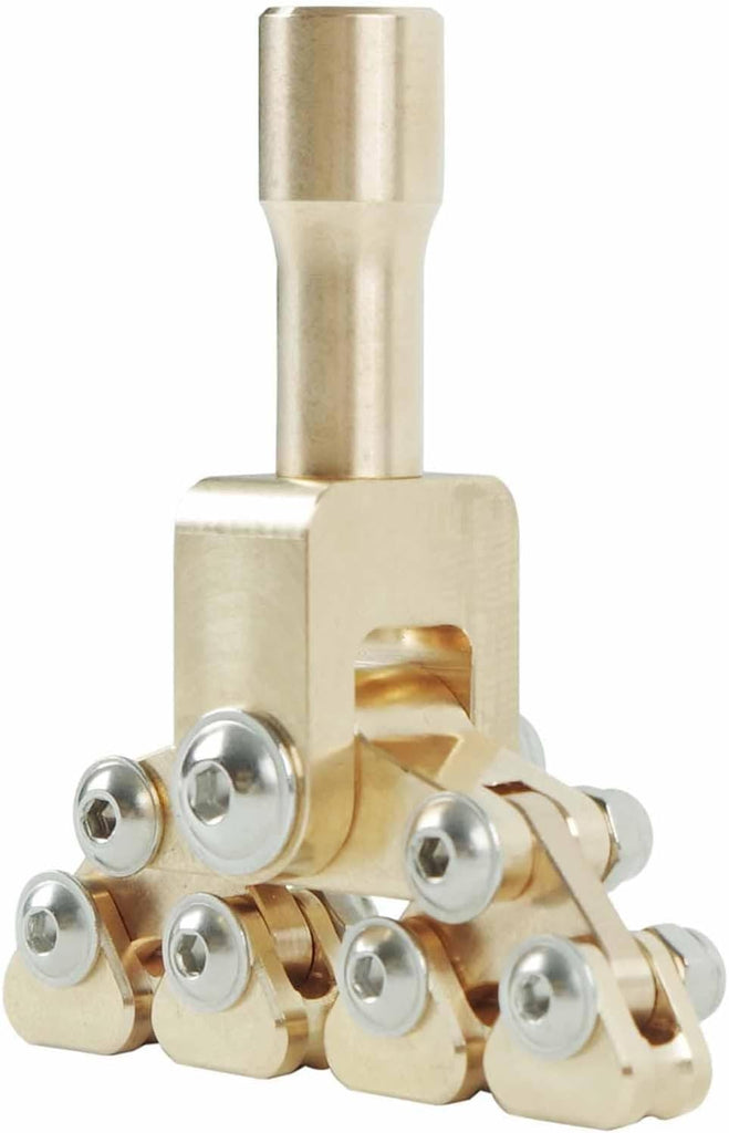 Fret Press Head fret press-01, Copper & Stainless Steel Luthier Tool, Ergonomic Handle, Anti-Slip notch, adaptable for E