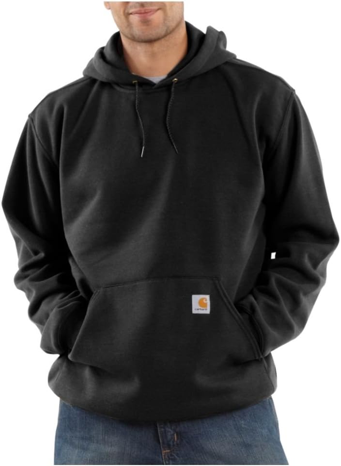 Carhartt Men's Marquette Sweatshirt, Black, X-Large Tall - 4X-Large / Orange