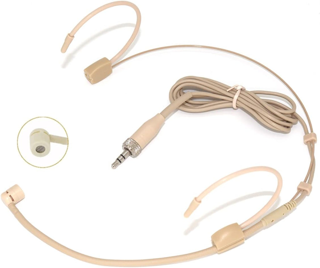 XGWTH Headset Microphone Headworn Mic Compatible with Sennheiser Bodypack
