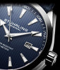 Stuhrling Original Dress Watch for Men Analog Dial with Date Calfskin Leather Band