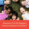 SmartyPants Kids Multivitamin Gummies: Omega 3 Fish Oil (EPA/DHA), Vitamin D3, C, Vitamin B12, B6, A, K & Zinc for Immune Support, Biotin, Gluten Free, Three Fruit Flavors, 120 Count (30 Day Supply)