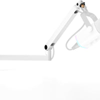InnoGear Low Profile Mic Arm Boom Arm Microphone Stand Desk Mount, White