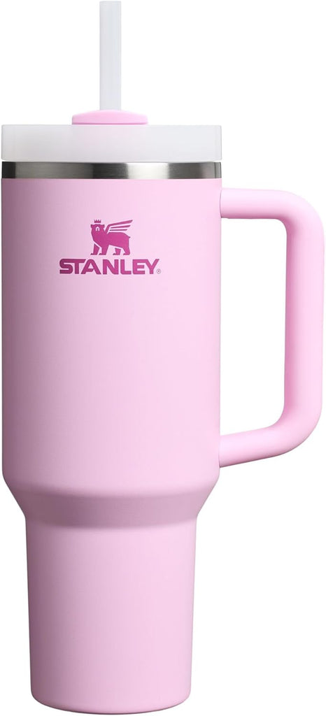 STANLEY Quencher H2.0 Flow State Tumbler, 40 oz, Cherry Blossom