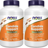 NOW Foods Supplements, Candida Support with Pau D'Arco, Oregano Oil, Black Walnut & Caprylic Acid, 180 Veg Capsules