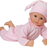 Corolle Bébé Calin Charming Pastel - 12" Soft Baby Doll with Vanilla Scent, Pink Outfit & Sleeping Eyes for Girls Ages 1