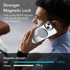 ESR for iPhone 13 Case/iPhone 14 Case, Compatible with MagSafe, Built-in Camera Ring Stand, Military-Grade Protection, Magnetic Phone Case for iPhone 13/14, Classic Series, Clear Black