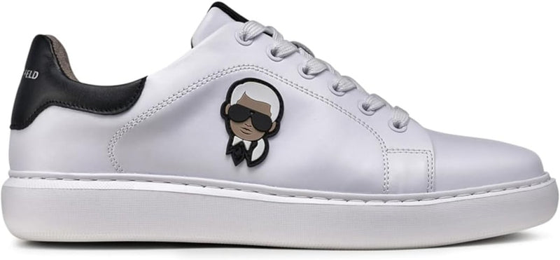 Karl Lagerfeld Men's Everyday Essential Leather Sneaker