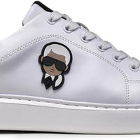 Karl Lagerfeld Men's Everyday Essential Leather Sneaker