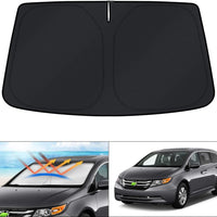 KUST Windshield Sun Shade for Honda Odyssey Mini Van 2011-2015 2016 2017 Accessories Window Sunshade Sun Visor Protector
