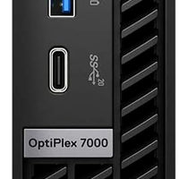 Dell Optiplex 7000-MICRO, Core i5-12500 3.0GHz, 16GB RAM, 256GB NVMe, Windows 11 Pro 64Bit, Internal WiFi, (Renewed)