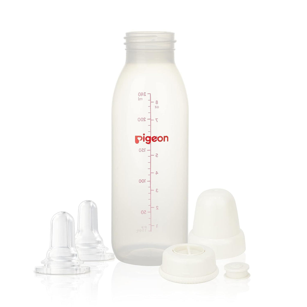 Pigeon Baby Cleft Palate Bottle with 2 Nipples, 8.11 Oz
