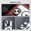 ESR for iPhone 13 Case/iPhone 14 Case, Compatible with MagSafe, Built-in Camera Ring Stand, Military-Grade Protection, Magnetic Phone Case for iPhone 13/14, Classic Series, Clear Black