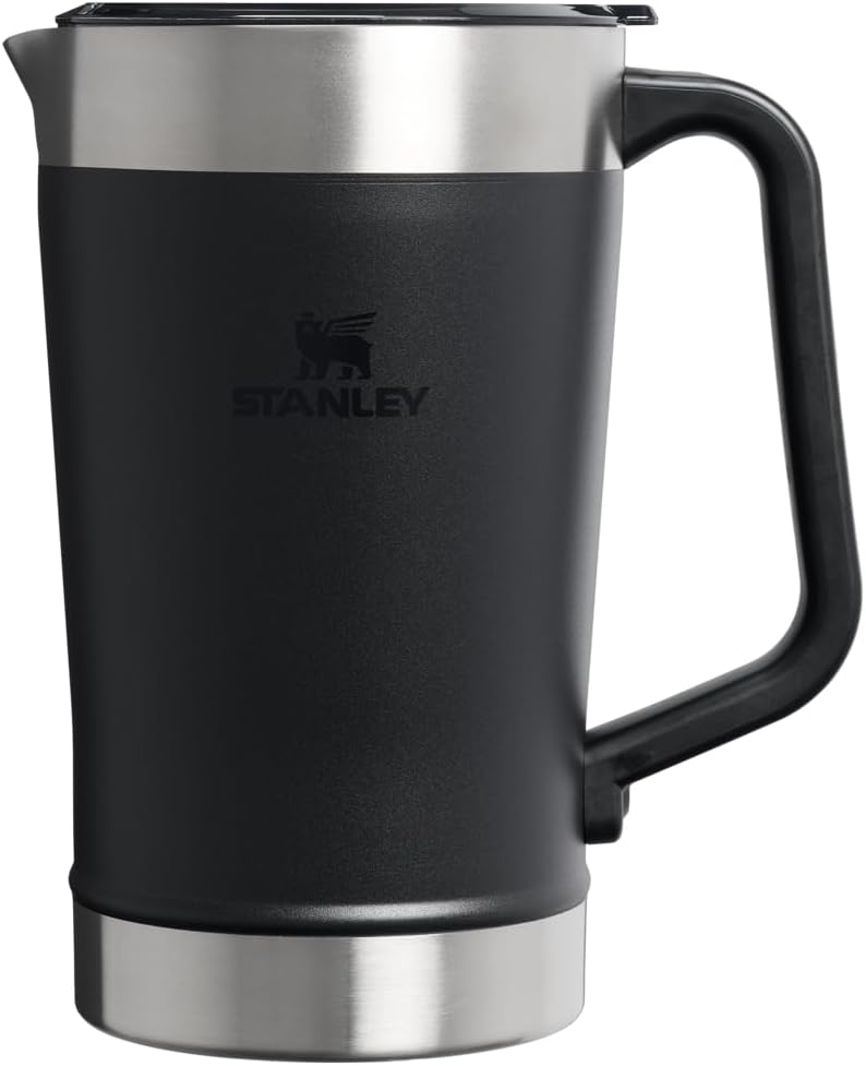 Stanley Stay-Chill Pitcher 64 oz | Cold Water, Beer, and Drink Pitcher with Lid | Large Capacity Durable Beverage Contai
