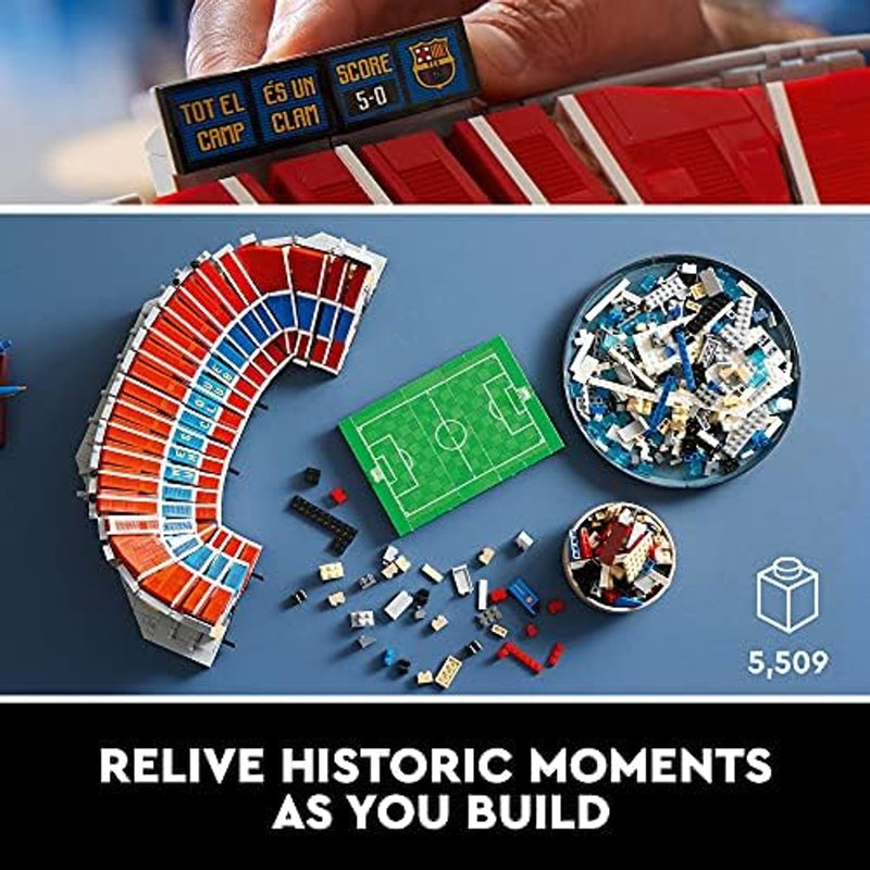 Ofertaza, LEGO Icons Camp NOU – FC Barcelona Soccer Stadium 10284 Model Building Kit