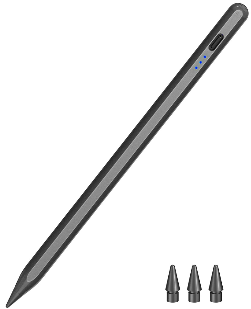 HATOKU Stylus Pen for Apple iPad 2018-2026 for Note-Taking Drawing Black