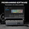EPOMAKER Aula F108 Wireless Gaming Keyboard, Full Size Mechanical Keyboard with 4000mAh Battery, 108 Hot-Swappable and Programmable Keys, RGB Backlight, for Mac/PC/Android (Black Gradient)