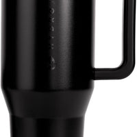 HydroJug Traveler 32oz, Insulated Tumbler with Handle & Straw, Black