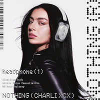 Nothing Headphone (1) Hybrid Active Noise Cancelling Headphones, Wireless Over-Ear Headphones with 6 Mics, 80Hrs Playtime, Hi-Res Audio, KEF-Tuned, Spatial Sound, Comfort Fit & Fast Charging Black