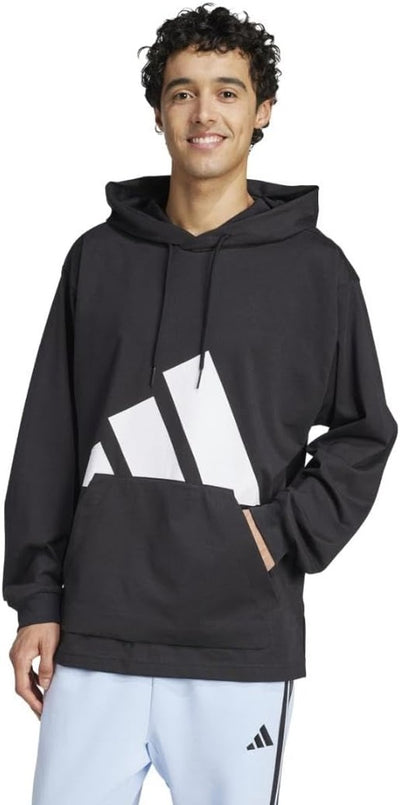 Adidas Men's Essentials Big Logo Single Jersey Hoodie