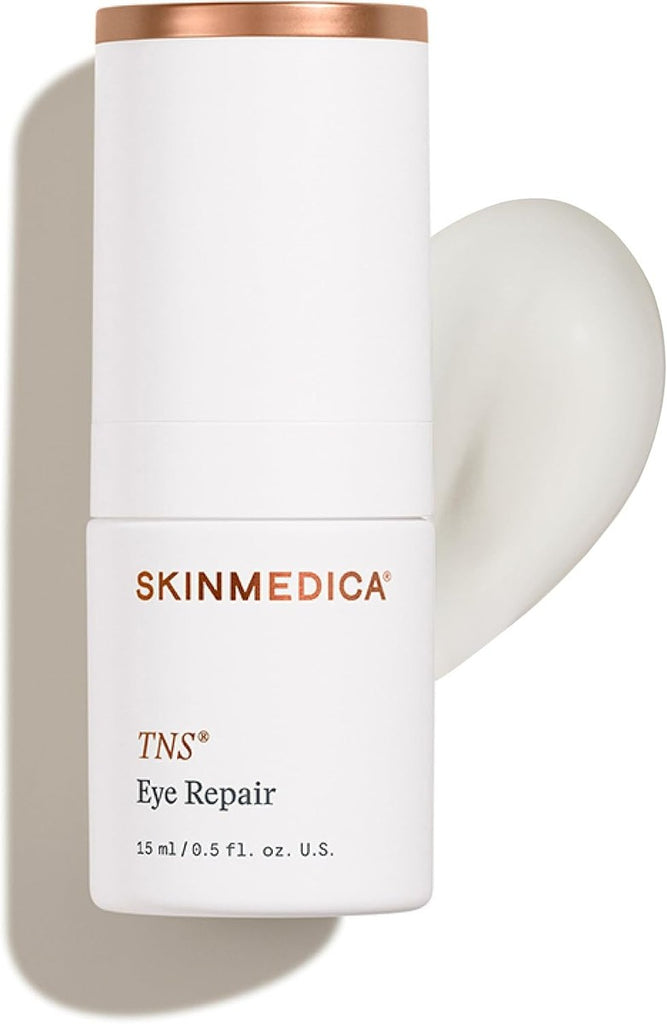 SkinMedica TNS Eye Repair - Hydrating Under Eye Moisturizer - Helps Improve the Look of Dark Circles & Wrinkles - Peptide & Vitamin-Infused Formula for Smoother, Radiant Look (0.5 Oz)