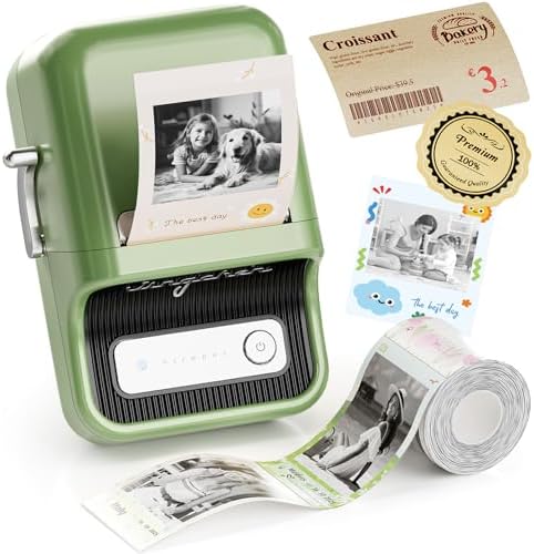 NIIMBOT B21 Pro Label Maker, 300DPI HD Thermal Label Printer, Bluetooth Label Maker Machine with 2.1x3.2 Inches Label for Scrapbook, DIY Crafts, Notes, Memo