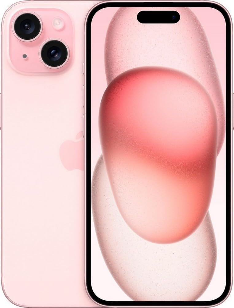 Apple iPhone 15, 512GB, Pink - Locked to AT&T (Renewed)
