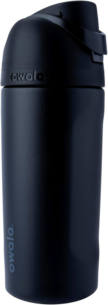 Owala FreeSip Kids Stainless Steel Water Bottle 16 oz Very, Very Dark