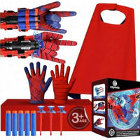 Superhero Toy Set – Includes 2 Shooters, 2 Gloves, and 1 Cape