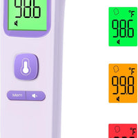 No-Touch Thermometer for Adults, Kids, Babies, 1-Sec Fast Accurate (Purple)