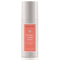 Naturium Suero Facial Complejo de Vitamina C con Acido Hialuronico y Vitamina E, Tratamiento Antienvejecimiento, 30ml