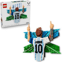 LEGO Editions Lionel Messi – Celebration - Building Set for Boys & Girls, Ages 14+ - Collectible Soccer Gift for Fans - Kids Bedroom or Shelf Decor - 43018