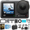DJI Osmo Action 4 Standard Combo - 4K Waterproof Action Camera Bundle with Lexar 64GB Memory Card, Protective Case, Outdoor Kit and 1 YR CPS Enhanced Protection Pack