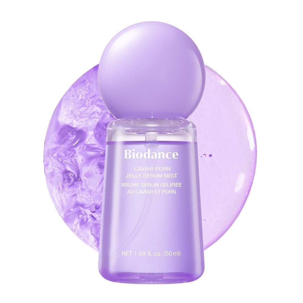 BIODANCE Caviar PDRN Jelly Serum Mist, Hydrating Face Mist, Revitalizing & Radiance Face Spray, Sprayable Hydrogel, Travel Essentials & Self Care Gifts for Women, Korean Skin Care | 1.69 fl.oz