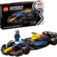 LEGO Speed Champions Oracle Red Bull Racing RB20 F1 Race Car Model Kits - Building Set for Adults, Ages 18+ with Realistic Features - Red Bull F1 DIY Crafts for Display - Gift Idea for Fans - 77243