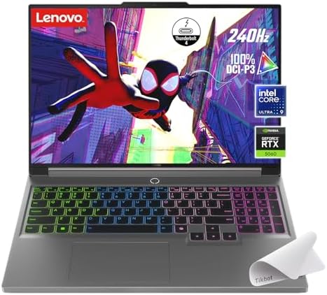 Lenovo Legion 5i 16" Gaming Laptop - Intel Core Ultra 9 275HX - GeForce RTX 5060 - WQXGA (2560x1600) - Windows 11 Pro-W/Mouse pad (32GB RAM | 1TB PCIe SSD+pro)