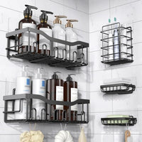 Ofertaza, EUDELE Adhesive Shower Caddy, 5 Pack Rustproof Stainless Steel