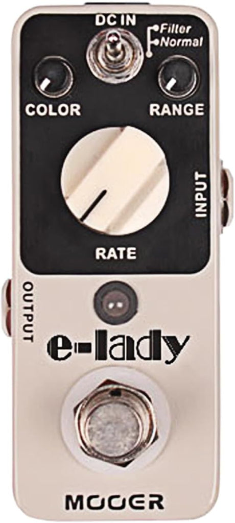 MOOER E-lady Analog Flanger Pedal, Classic Analog Flanger Sound