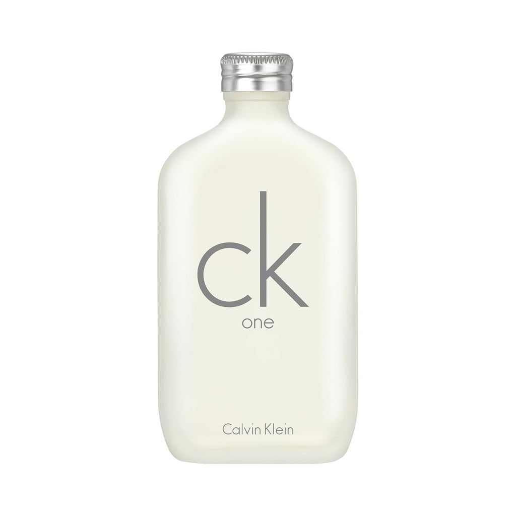 Calvin Klein CK One Eau de Toilette – Citrus Unisex Fragrance – With Notes of Green Tea, Bergamot, Cardamom, Violet & Amber – Luxury Unisex Perfumes – Long Lasting Fragrance - 3.3 Fl Oz (Pack of 1)